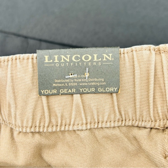 Lincoln Outfitters Women Workwear Shorts/Mid Rise/6” Inseam/Medium (8-10)/ Tan - Picture 6 of 11
